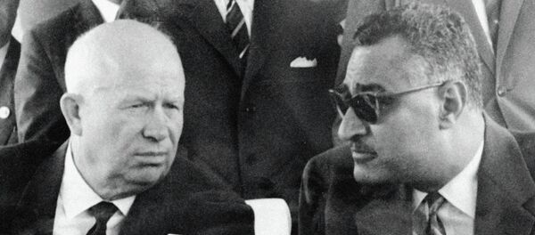 نيكيتا خروشوف وجمال عبد الناصر - سبوتنيك عربي