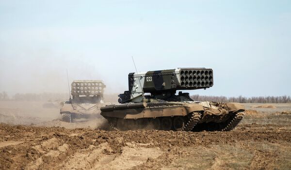 قاذفة TOS-1A - سبوتنيك عربي