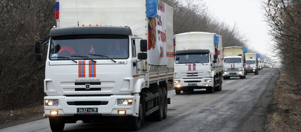 قافلة من المساعدات الإنسانية الروسية - سبوتنيك عربي