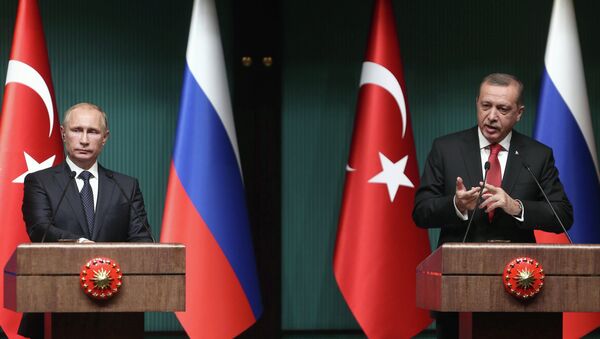 بوتين مع أردوغان - سبوتنيك عربي