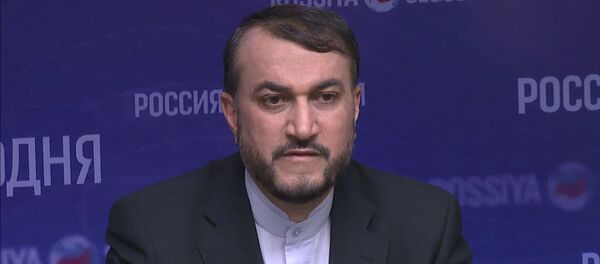 مؤتمر صحفي لمساعد وزير الخارجية الإيراني حسين أمير عبد اللهيان - سبوتنيك عربي