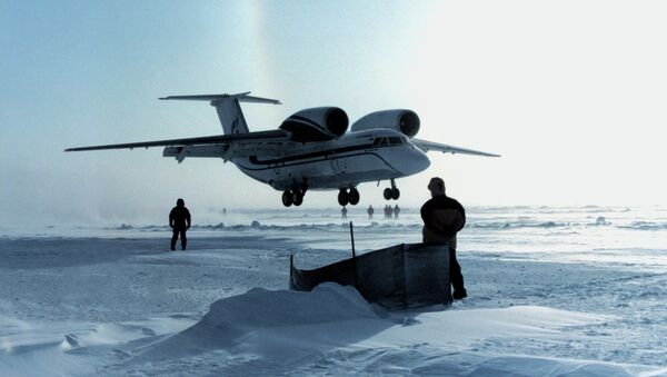 طائرة روسية في القطب الشمالي - سبوتنيك عربي