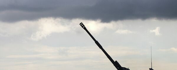 مدفع ذاتي الحركة خلال معرض تكنولوجيا الهندسة الميكانيكية 2012 - سبوتنيك عربي