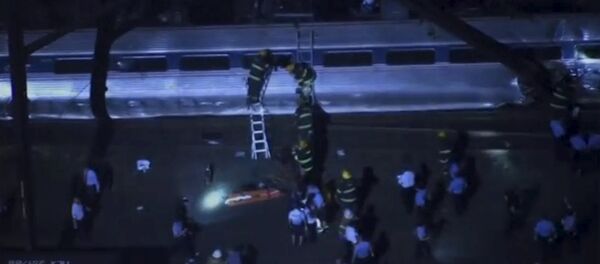 حادث خروج قطار عن القضبان في فيلادلفيا - سبوتنيك عربي