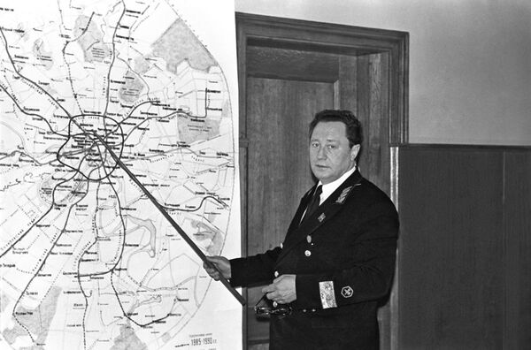 مدير مترو الانفاق في موسكو يوري سينيوشكين - سبوتنيك عربي