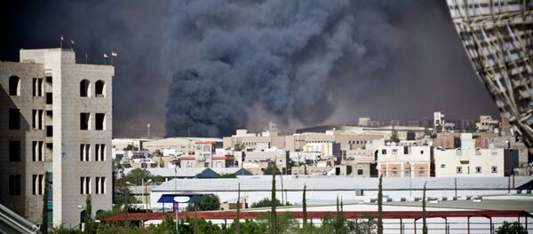 القوات الجوية السعودية تقصف مخازن الذخيرة في صنعاء - سبوتنيك عربي