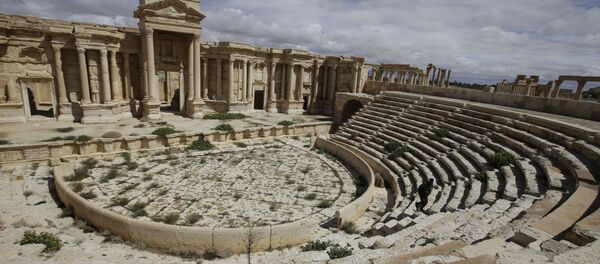 المسرح الروماني فى تدمر بنى فى النصف الأول من القرن الثاني الميلادي المسرح الروماني فى تدمر بنى فى النصف الأول من القرن الثاني الميلادي - سبوتنيك عربي