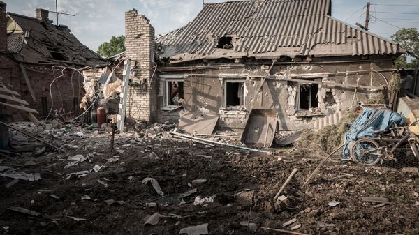 أثار قصف غورلوفكا - سبوتنيك عربي