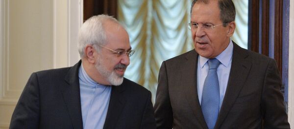 وزير الخارجية الروسي سيرغي لافروف ووزيرالخارجية الإيراني جواد ظريف - سبوتنيك عربي