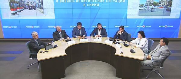 مؤتمر صحفي حول الأزمة السورية مؤتمر صحفي حول الأزمة السورية - سبوتنيك عربي