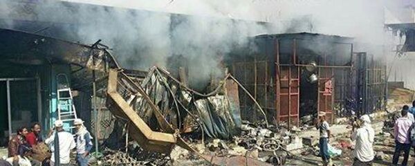 أثار الدمار فى مدينة الضالع اليمنية - سبوتنيك عربي