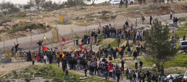 مسيرة في بلعين فلسطين مسيرة في بلعين فلسطين - سبوتنيك عربي