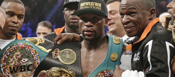 الملاكم الأمريكي فلويد مايويذر الملاكم الأمريكي فلويد مايويذر - سبوتنيك عربي