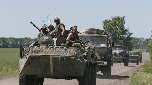 قوات أوكرانية في دونباس - سبوتنيك عربي