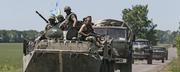 قوات أوكرانية في دونباس - سبوتنيك عربي