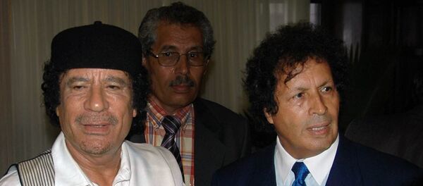 معمر القذافي وأحمد قذاف الدم - سبوتنيك عربي