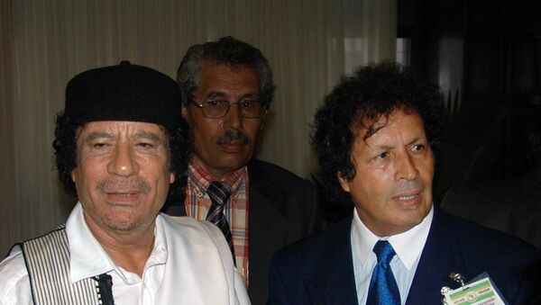 معمر القذافي وأحمد قذاف الدم - سبوتنيك عربي