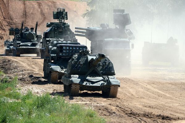 معدات عسكرية خلال المنتدي العسكري التقني آرميا 2015 فى موسكو - سبوتنيك عربي