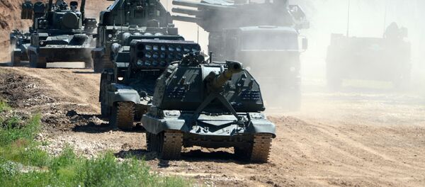 معدات عسكرية خلال المنتدي العسكري التقني آرميا 2015 فى موسكو - سبوتنيك عربي