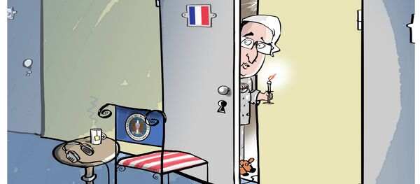 فضيحة تجسس أمريكا على المكالمات الهاتفية لفرانسوا هولاند - سبوتنيك عربي