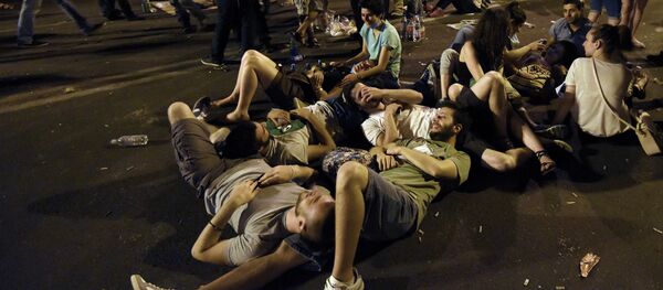 متظاهرون في يريفان - سبوتنيك عربي