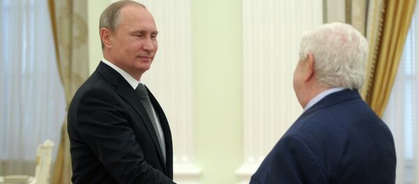 بوتين يستقبل وليد المعلم بوتين يستقبل وليد المعلم - سبوتنيك عربي