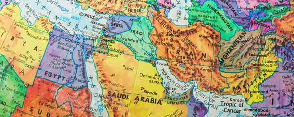 خريطة الشرق الأوسط ودول الخليح - سبوتنيك عربي