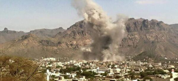 آثار القصف في الضالع  - سبوتنيك عربي