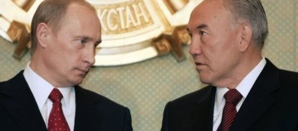 بوتين و نزارباييف - سبوتنيك عربي