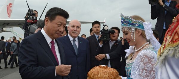 وصول الرئيس الصيني شي جين بينغ إلى أوفا - سبوتنيك عربي