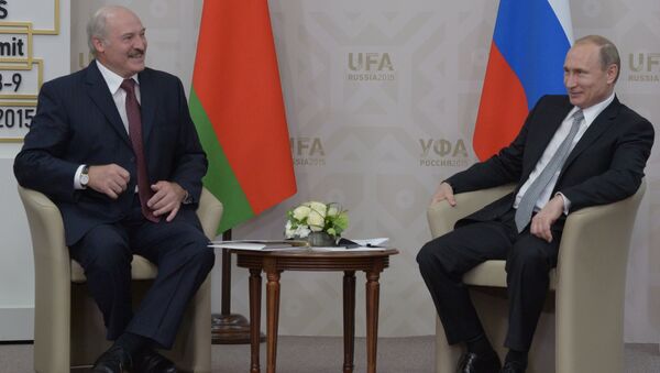 الرئيس الروسي فلاديمير بوتين والرئيس البيلاروسي الكسندر لوكاشينكو - سبوتنيك عربي