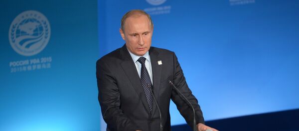 الرئيس الروسي فلاديمير بوتين خلال المؤتمر الصحفي الرئيس الروسي فلاديمير بوتين خلال المؤتمر الصحفي - سبوتنيك عربي