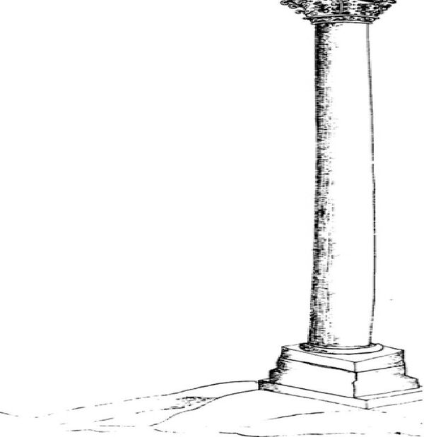 رسم لعامود بومباي ، الإسكندرية ، يرجع لعام 1730م ، جريجوريفيتش-بارسكي - سبوتنيك عربي
