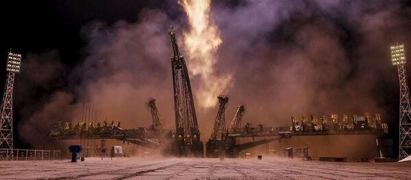 إطلاق المركبة الفضائية سويوز TMA-17M من مركز إطلاق المركبات الفضائية بايكونور - سبوتنيك عربي