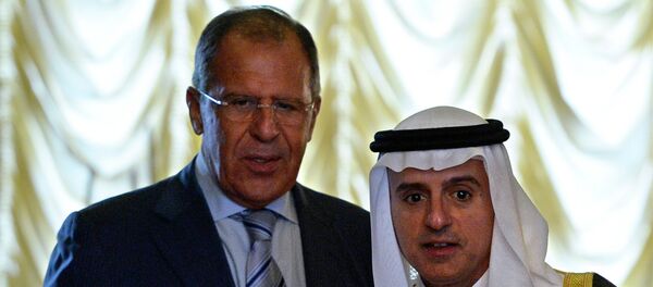 سيرغي لافروف مع عادل الجبير - سبوتنيك عربي