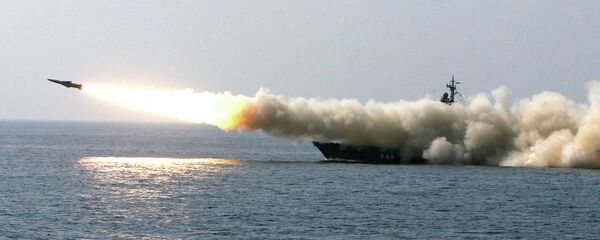 صورة أرشيفية لصاروخ موسكيت الأسرع من الصوت صورة أرشيفية لصاروخ موسكيت الأسرع من الصوت - سبوتنيك عربي