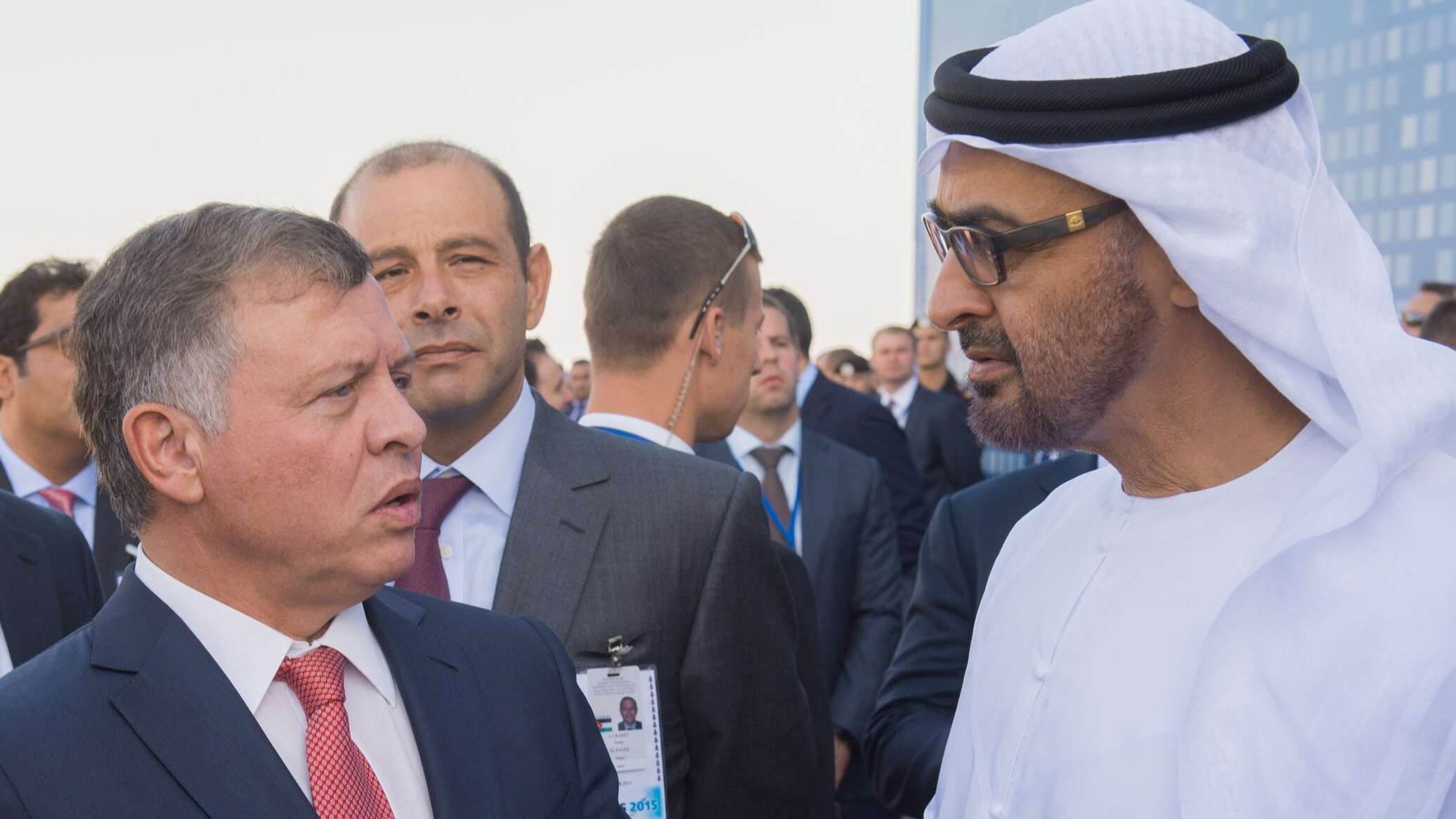 محمد بن زايد وملك الأردن يؤكدان رفضهما تهديدات إسرائيل لدول المنطقة