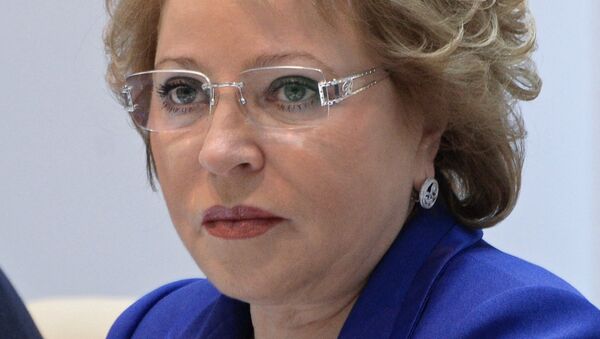 رئيسة مجلس الاتحاد الروسي، فالنتينا ماتفيينكو - سبوتنيك عربي