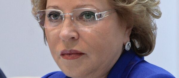 رئيسة مجلس الاتحاد الروسي، فالنتينا ماتفيينكو - سبوتنيك عربي