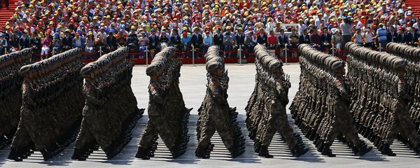 عرض عسكري في بكين بمناسبة الذكرى الـ70  لانتهاء الحرب العالمية الثانية - سبوتنيك عربي