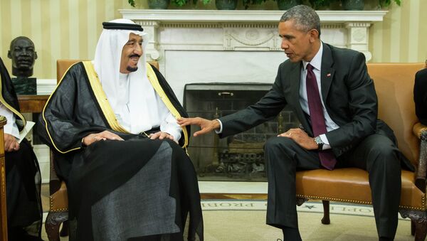 خادم الحرمين الشريفين الملك سلمان و الرئيس الامريكي باراك أوباما - سبوتنيك عربي