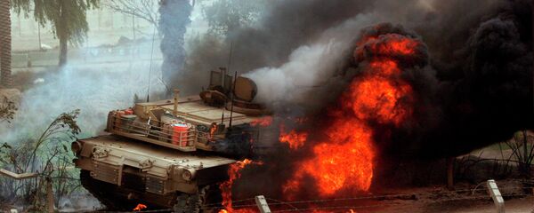 دبابة أبرامز الأمريكية دبابة أبرامز الأمريكية - سبوتنيك عربي