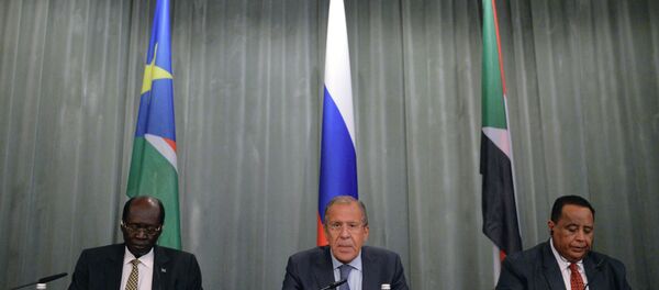 مؤتمر صحفي مشترك لوزراء خارجية روسيا والسودان وجنوب السودان - سبوتنيك عربي