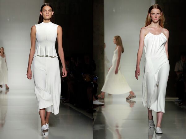 أزياء من تصميم فيكتوريا بيكهام - المصممة البريطانية الشهيرة - سبوتنيك عربي