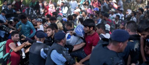 مهاجرون على الحدود الكرواتية - سبوتنيك عربي