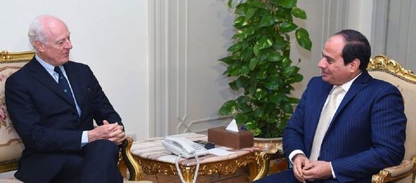 دي ميستورا ـ السيسي - سبوتنيك عربي