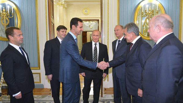 الرئيس فلاديمير بوتين وبشار الأسد - سبوتنيك عربي