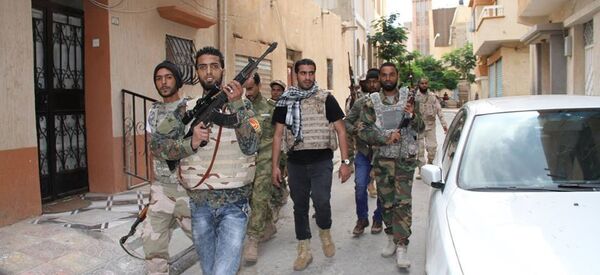 الجيش الليبي في شوارع بنغازي - سبوتنيك عربي
