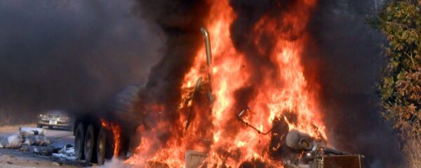 انفجار شاحنة - سبوتنيك عربي