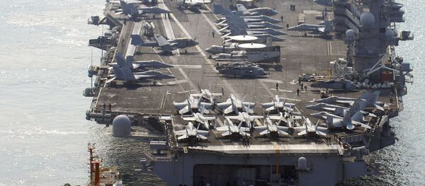 حاملة الطائرات الأميركية رونالد ريغان - سبوتنيك عربي